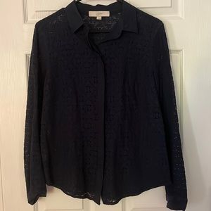 Loft Eyelet Blouse (M)